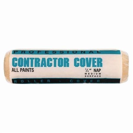 BESTT LIEBCO 9" Paint Roller Cover, 3/4" Nap Nap, Polyester 84809